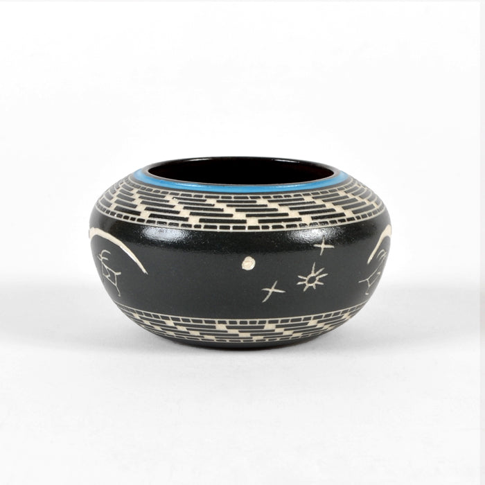 Owl - Hand Carved Ceramic Bowl
