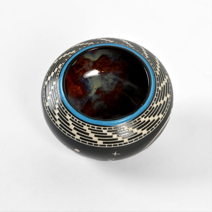Owl - Hand Carved Ceramic Bowl