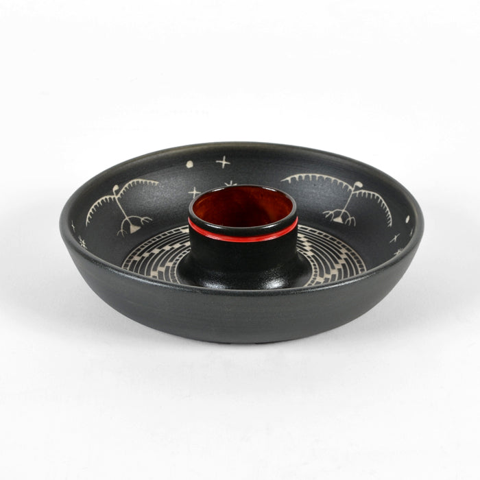 Thunderbird - Hand Carved Ceramic Smudge Bowl
