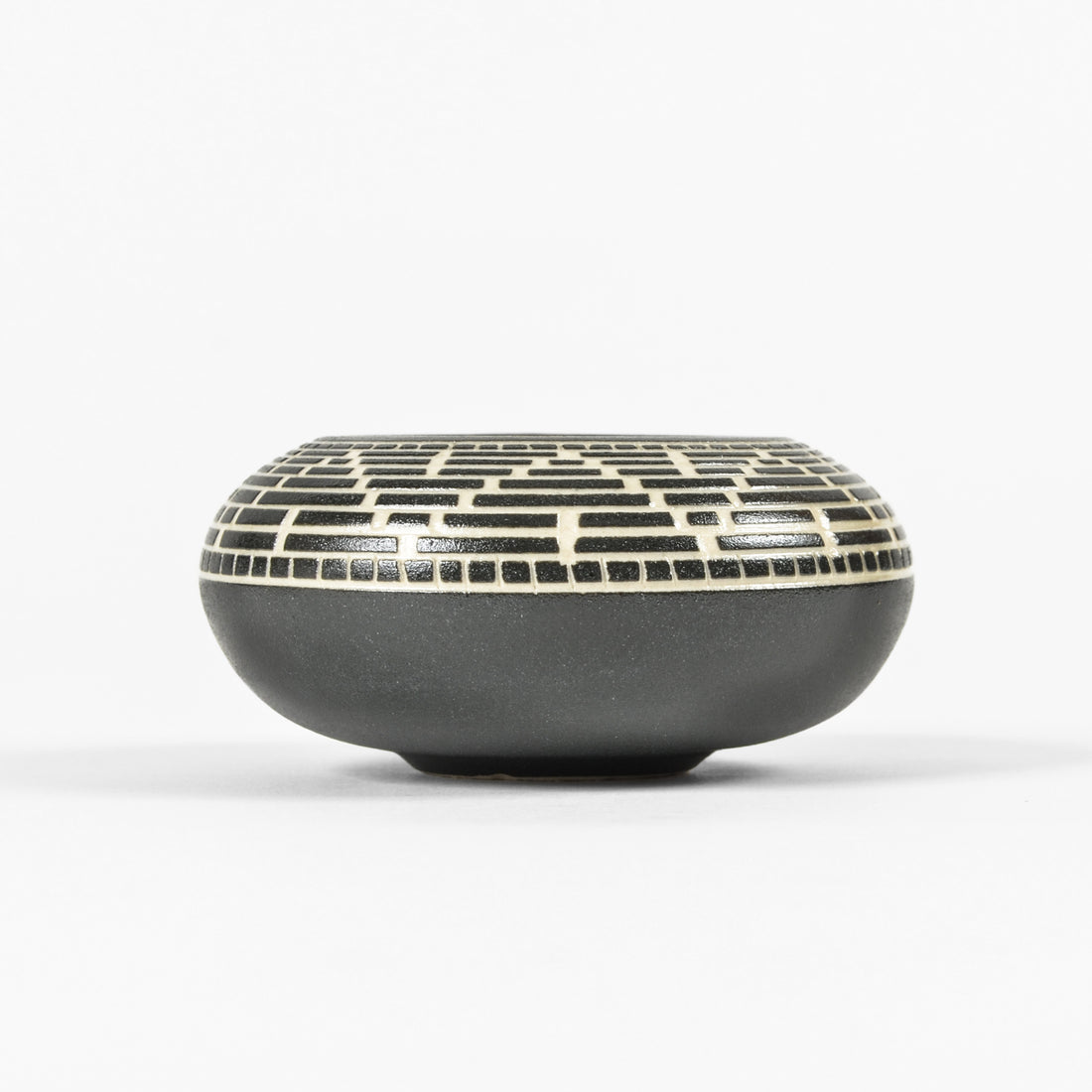 Weaving - Hand Carved Ceramic Bowl