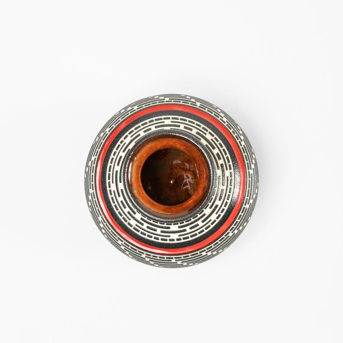 Weaving - Hand Carved Ceramic Vase