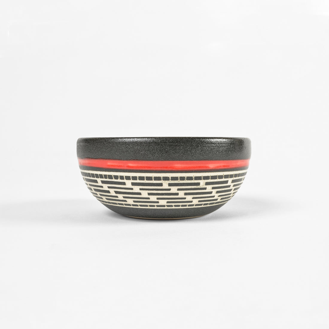 Weaving - Hand Carved Ceramic Bowl