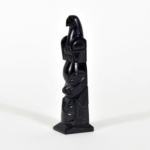 Eagle and Whale - Argillite Pole