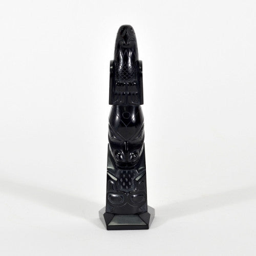 Eagle and Whale - Argillite Pole