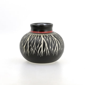 Roots - Hand Carved Ceramic Vase