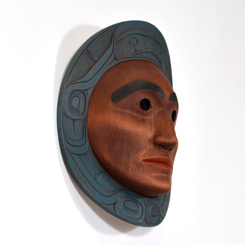 Moon - Red Cedar Mask