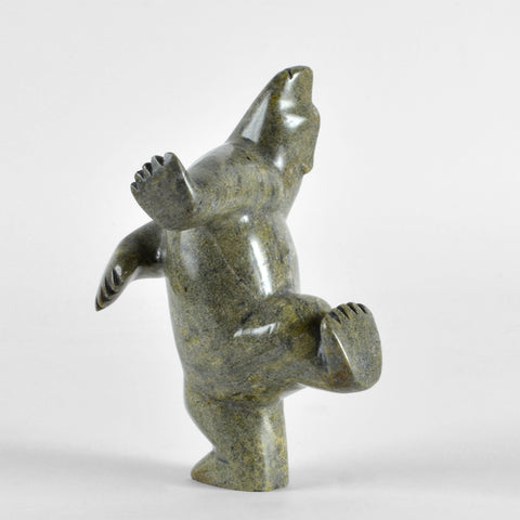 Dancing Bear - Stone Sculpture