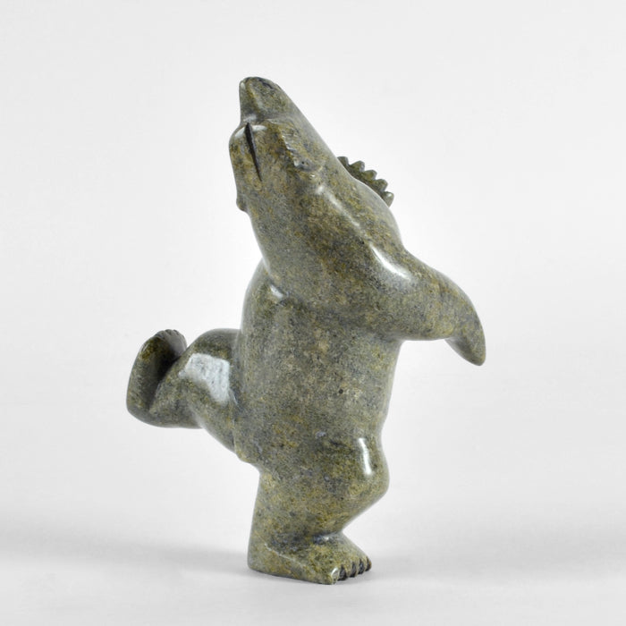 Dancing Bear - Stone Sculpture