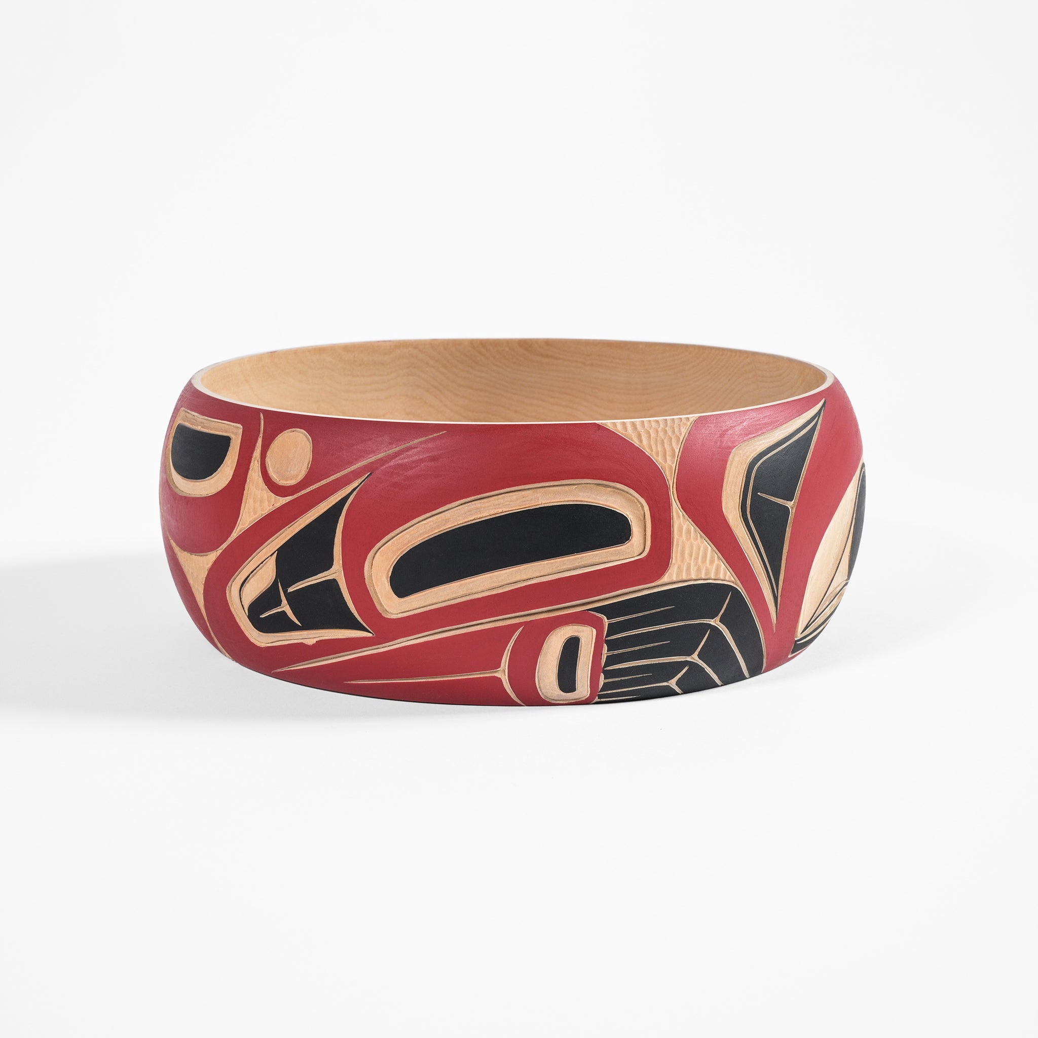 Wolf - Yellow Cedar Bowl – Lattimer Gallery