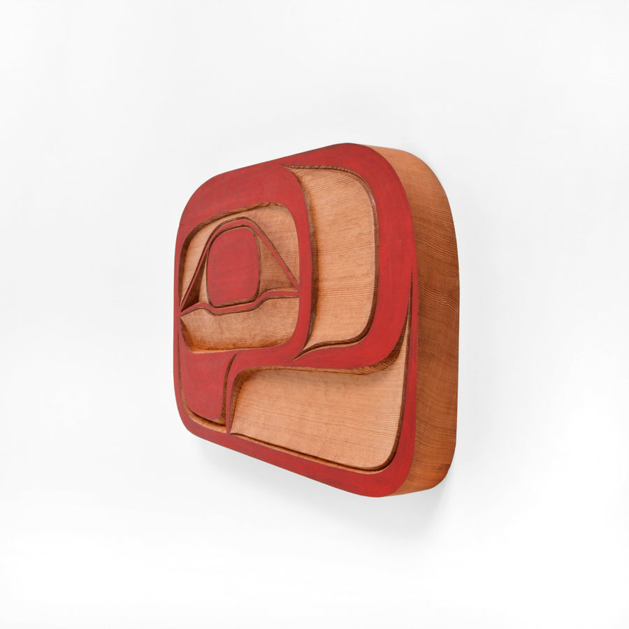 Salmon Trouthead - Red Cedar Panel