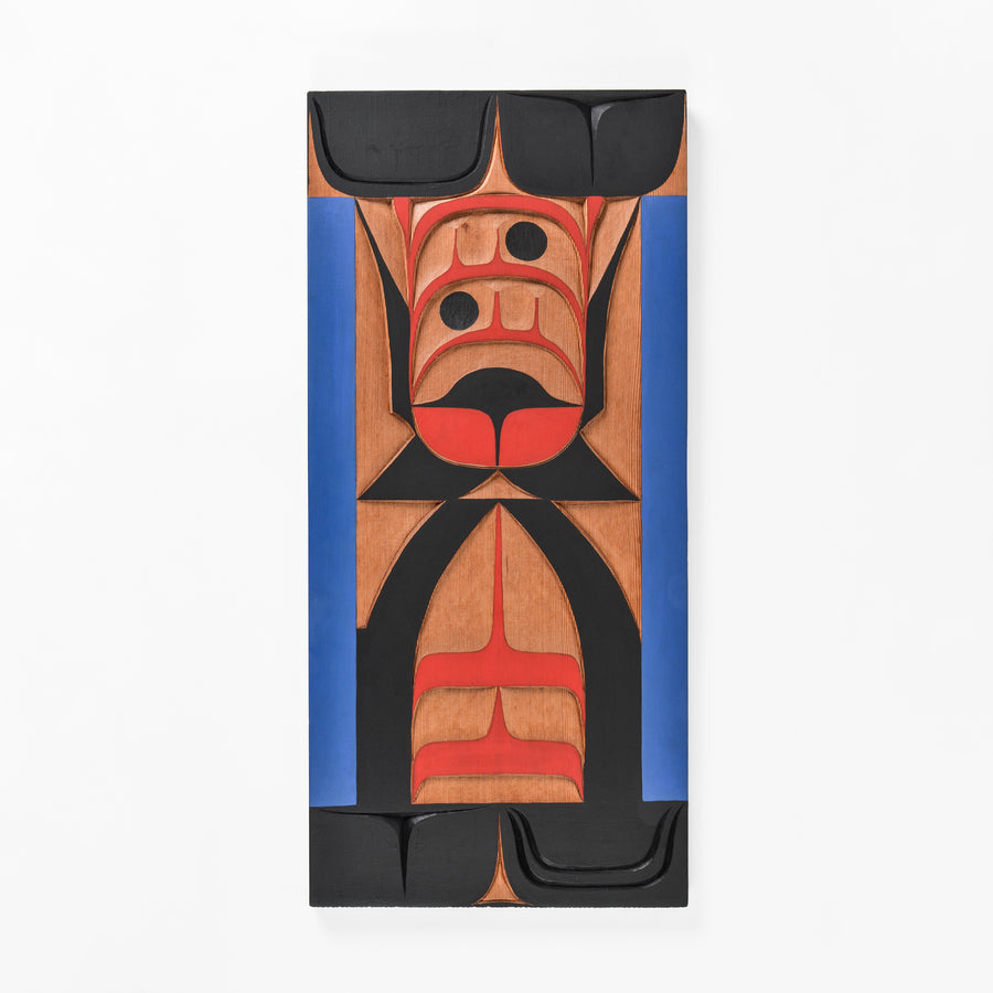 Untitled (Canoe) - Red Cedar Panel