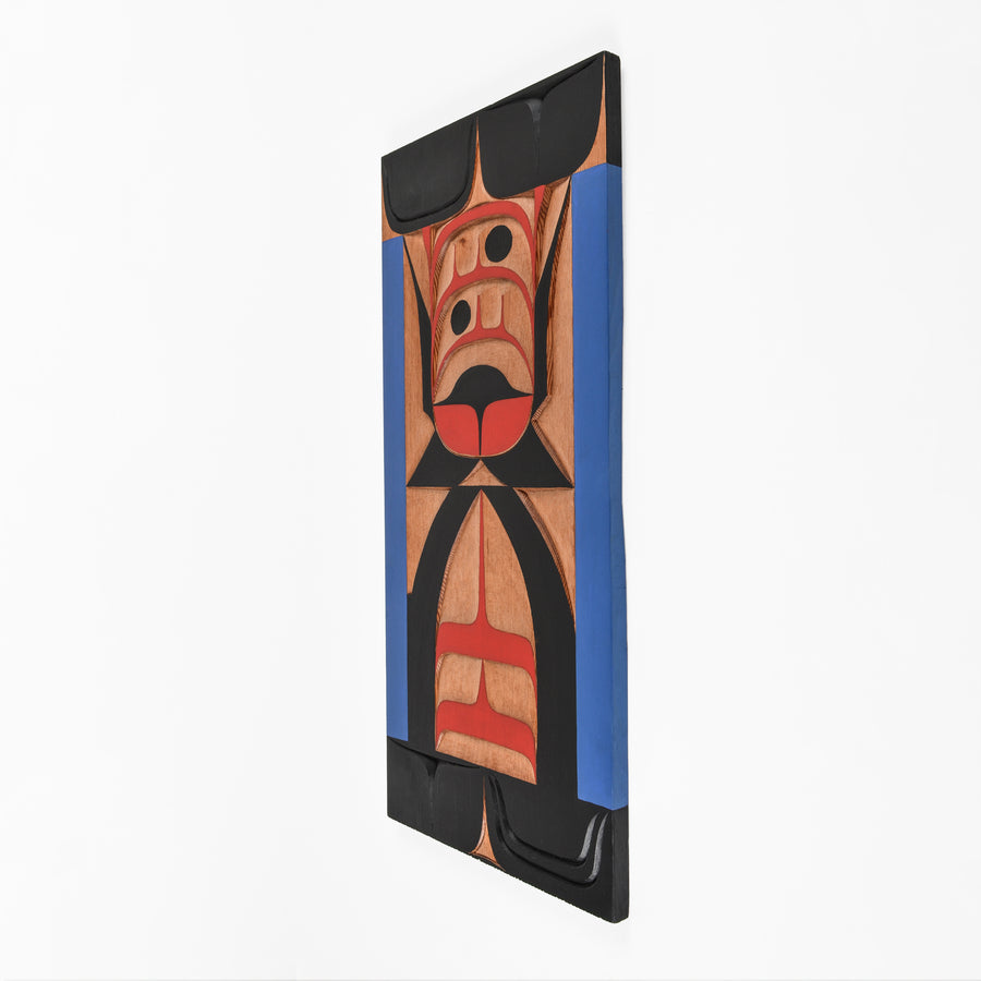 Untitled (Canoe) - Red Cedar Panel