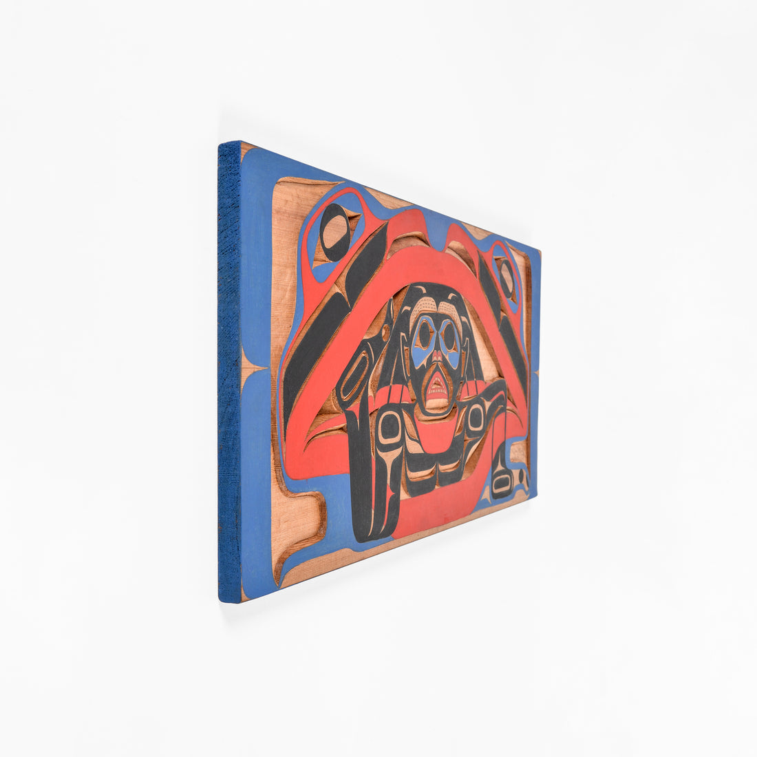 Doug C Frog Man Legend - Red Cedar Panel