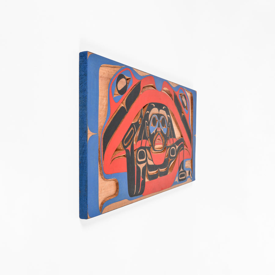 Doug C Frog Man Legend - Red Cedar Panel