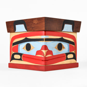 Bear - Red and Yellow Cedar Bentwood Box