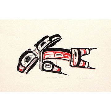 Raven-Finned Killerwhale - Limited Edition Print