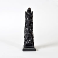 Eagle, Frog, Raven and Bear - Argillite Pole