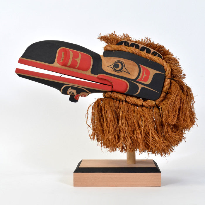 Cannibal Raven - Red Cedar Mask