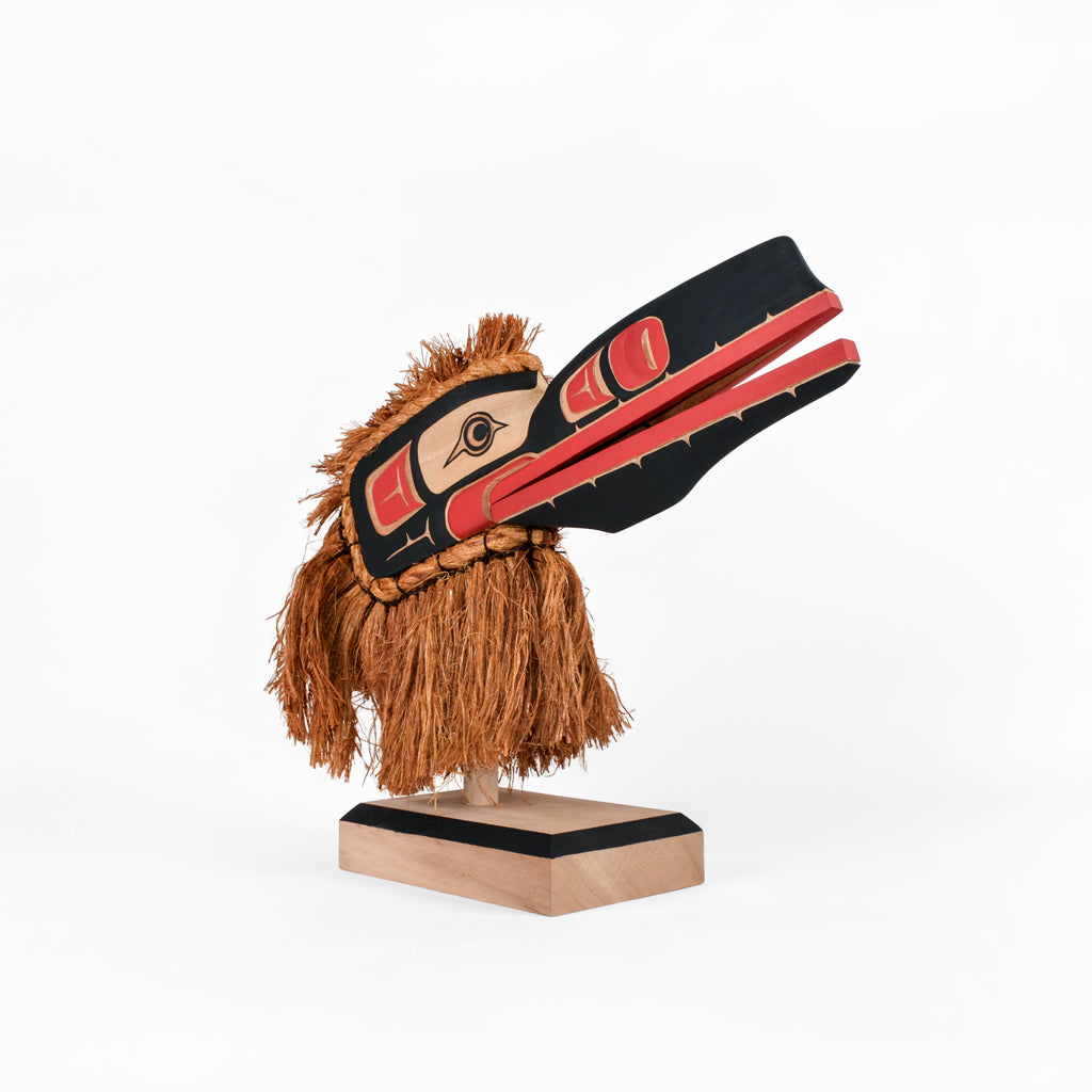 Cannibal Raven - Red Cedar Mask