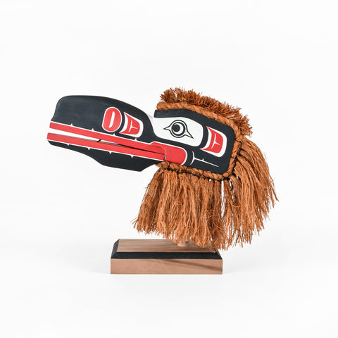 Cannibal Raven <BR> Red Cedar Mask