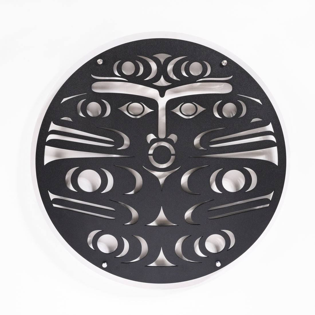 Salmon Spindle Whorl - Aluminum Panel