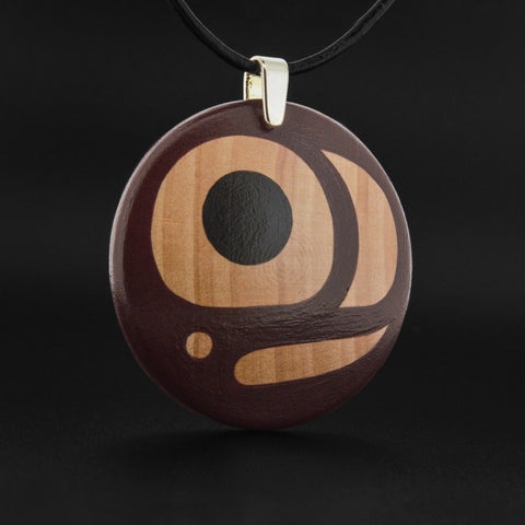 Salmon Egg - Maple Pendant