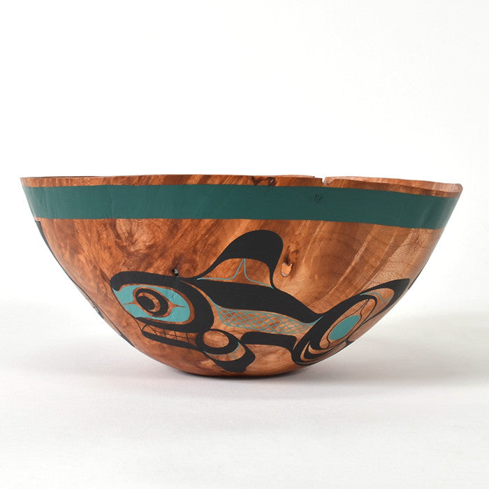 Play Time - Turned Maple Burl Bowl