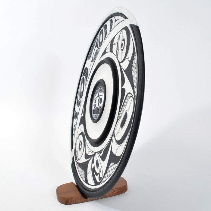 Eclipse - Turned Maple Plate