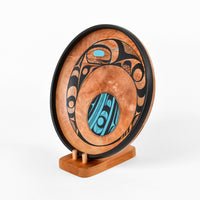 High Summer Moon - Maple Plate with Cedar Stand
