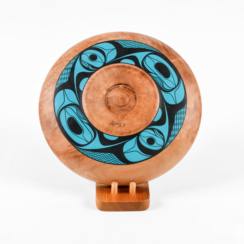 High Summer Moon - Maple Plate with Cedar Stand