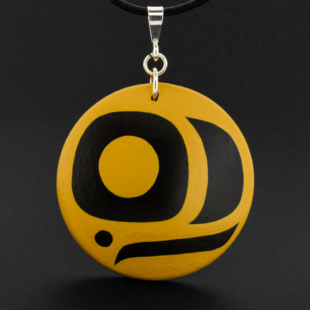 Salmon Egg - Maple Pendant