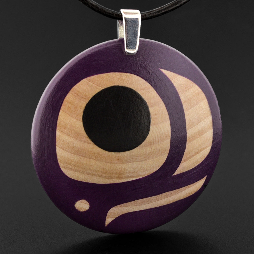 Salmon Egg - Maple Pendant