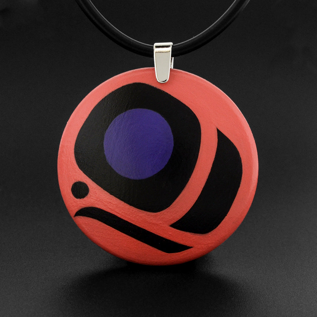 Salmon Egg - Maple Pendant