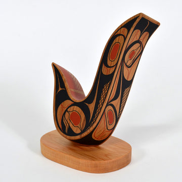 Salute - Red Cedar Sculpture