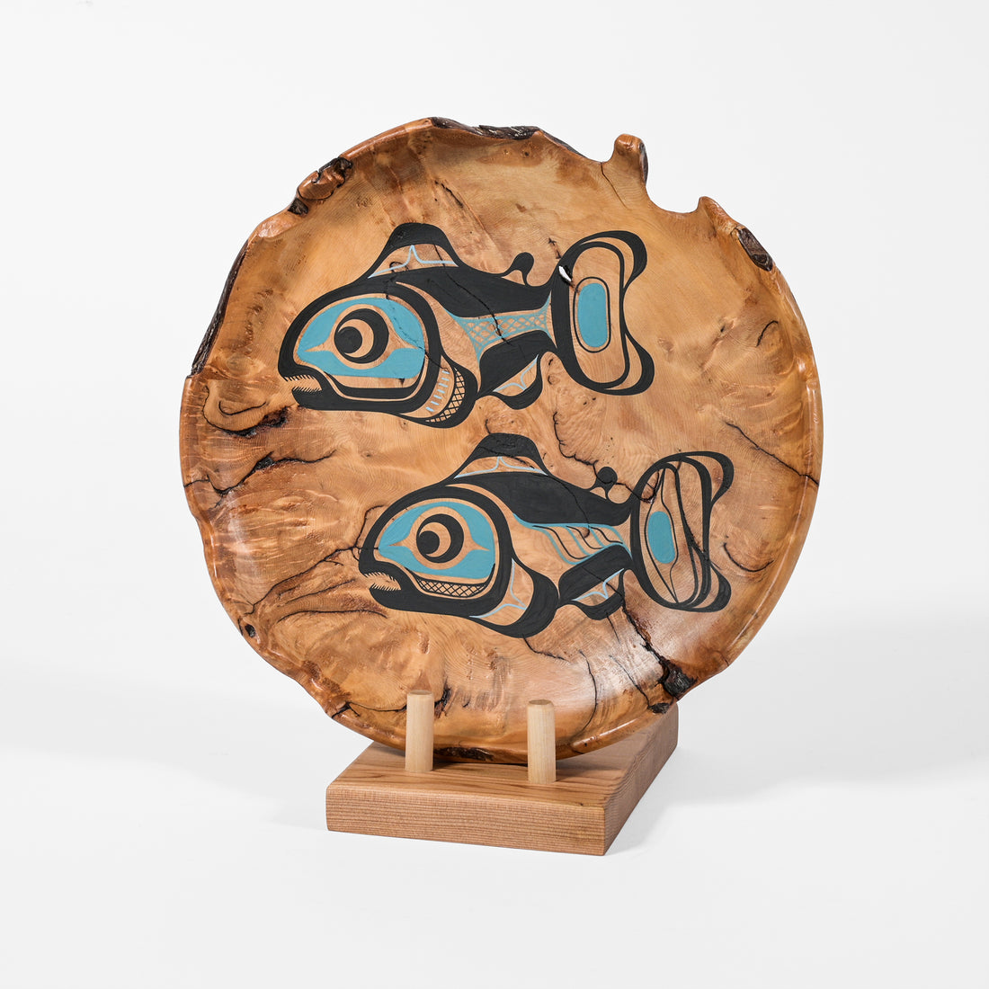 Salmon - Cedar Burl Plate