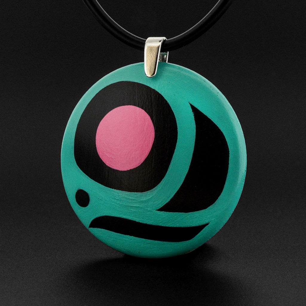 Salmon Egg - Maple Pendant