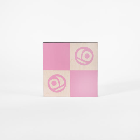 Unity (Pink) - Acrylic on Wood Panel