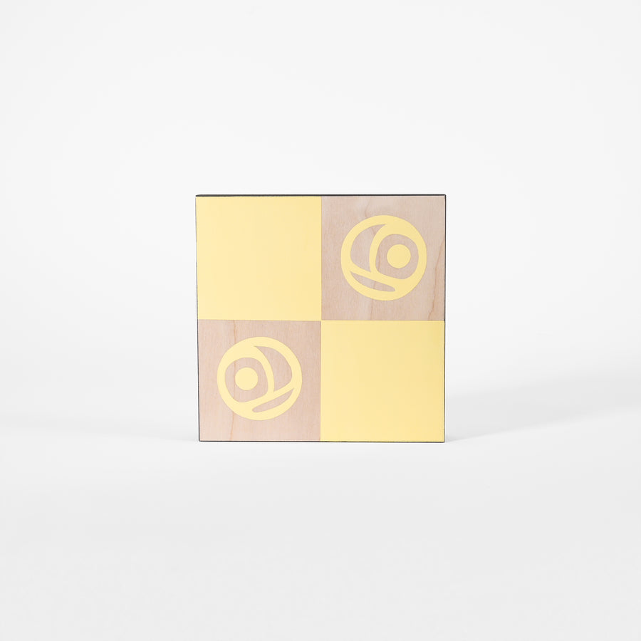 Unity (Yellow) - Acrylic on Wood Panel