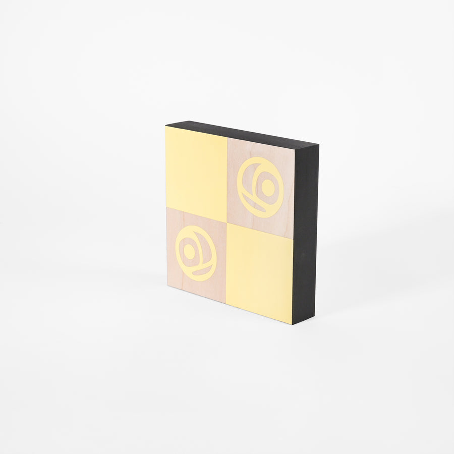 Unity (Yellow) - Acrylic on Wood Panel