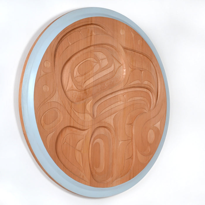Misty Blue - Red Cedar Panel