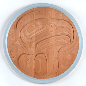 Misty Blue - Red Cedar Panel