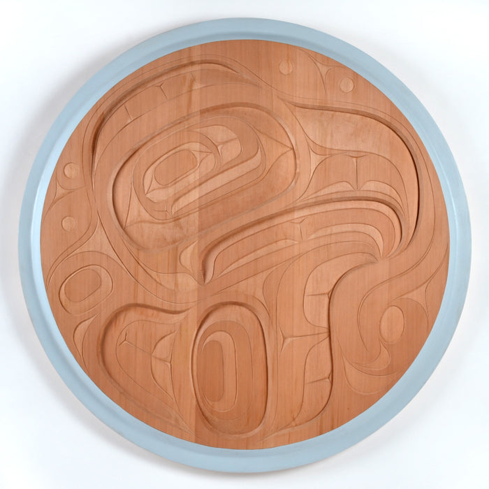 Misty Blue - Red Cedar Panel