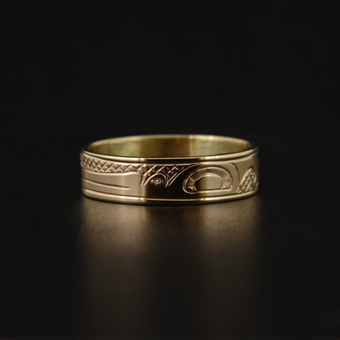 Hummingbird - 14k Gold Ring