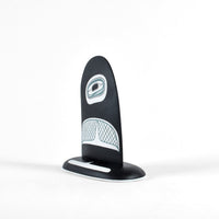 Inhale - Basswood Sculpture