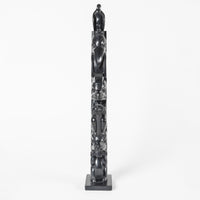 Eagle, Salmon, Raven, Bear, and Beaver - Argillite Pole