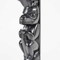 Eagle, Salmon, Raven, Bear, and Beaver - Argillite Pole