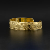 Bear and Cubs - 14k Gold Bracelet