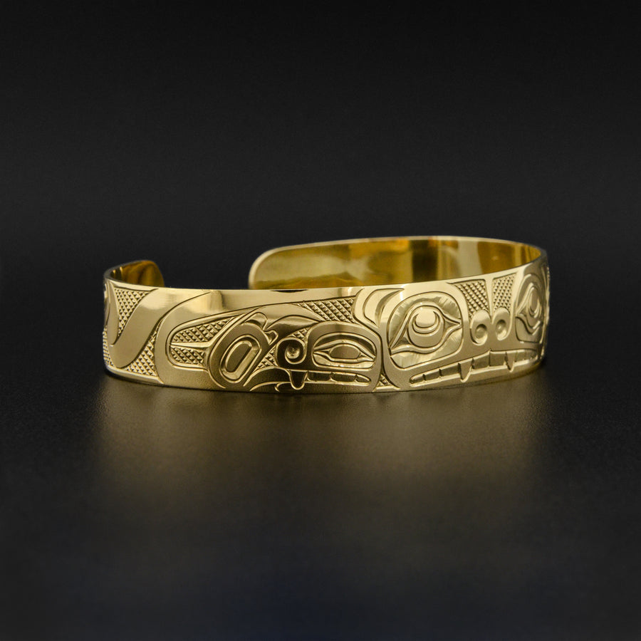 Bear and Cubs - 14k Gold Bracelet