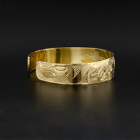 Bear and Cubs - 14k Gold Bracelet