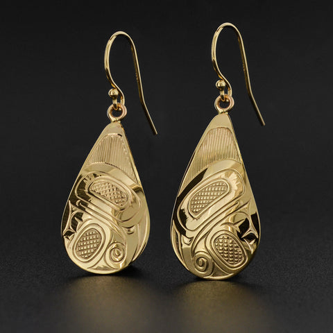 Butterfly - 14k Gold Earrings